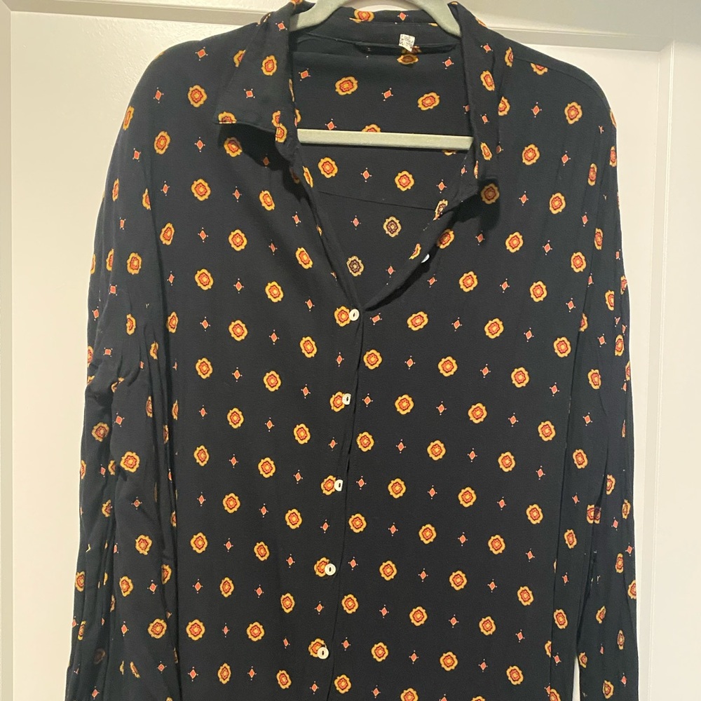 FREE PEOPLE button down